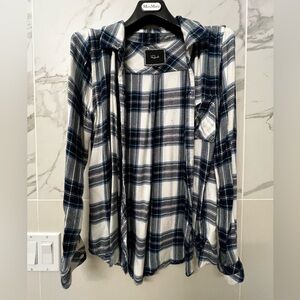 Rails plaid button down